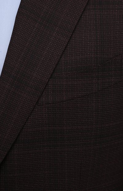 Шерстяной пиджак ZEGNA бордового цвета по цене 399000 руб., арт. 952N05/12C2N0, фото 5 Шерстяной пиджак ZEGNA, арт. 952N05/12C2N0, фото 5