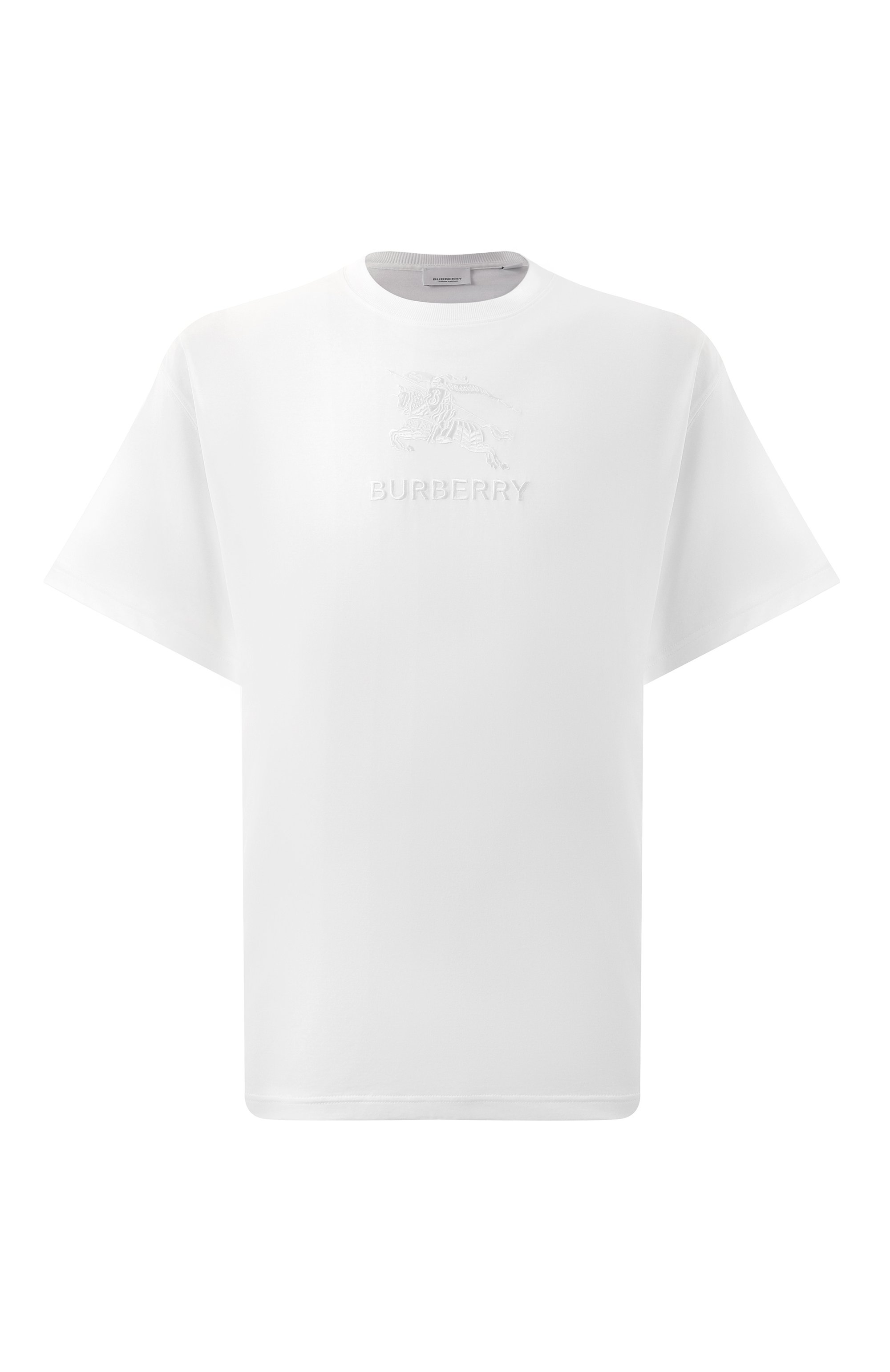 Хлопковая футболка BURBERRY, арт. 8084781, фото 1