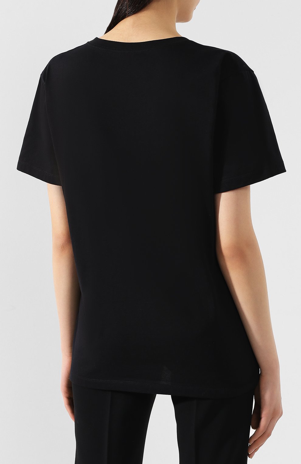 Хлопковая футболка GUCCI, арт. 492347/XJARK, фото 4