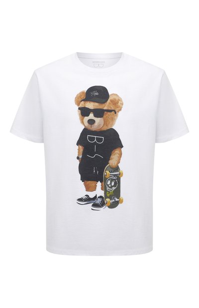 Мужская хлопковая футболка BISIBIGLIO, арт. 0RS0 BLACK/2212 RIF (C0TT0NE PESANTE)