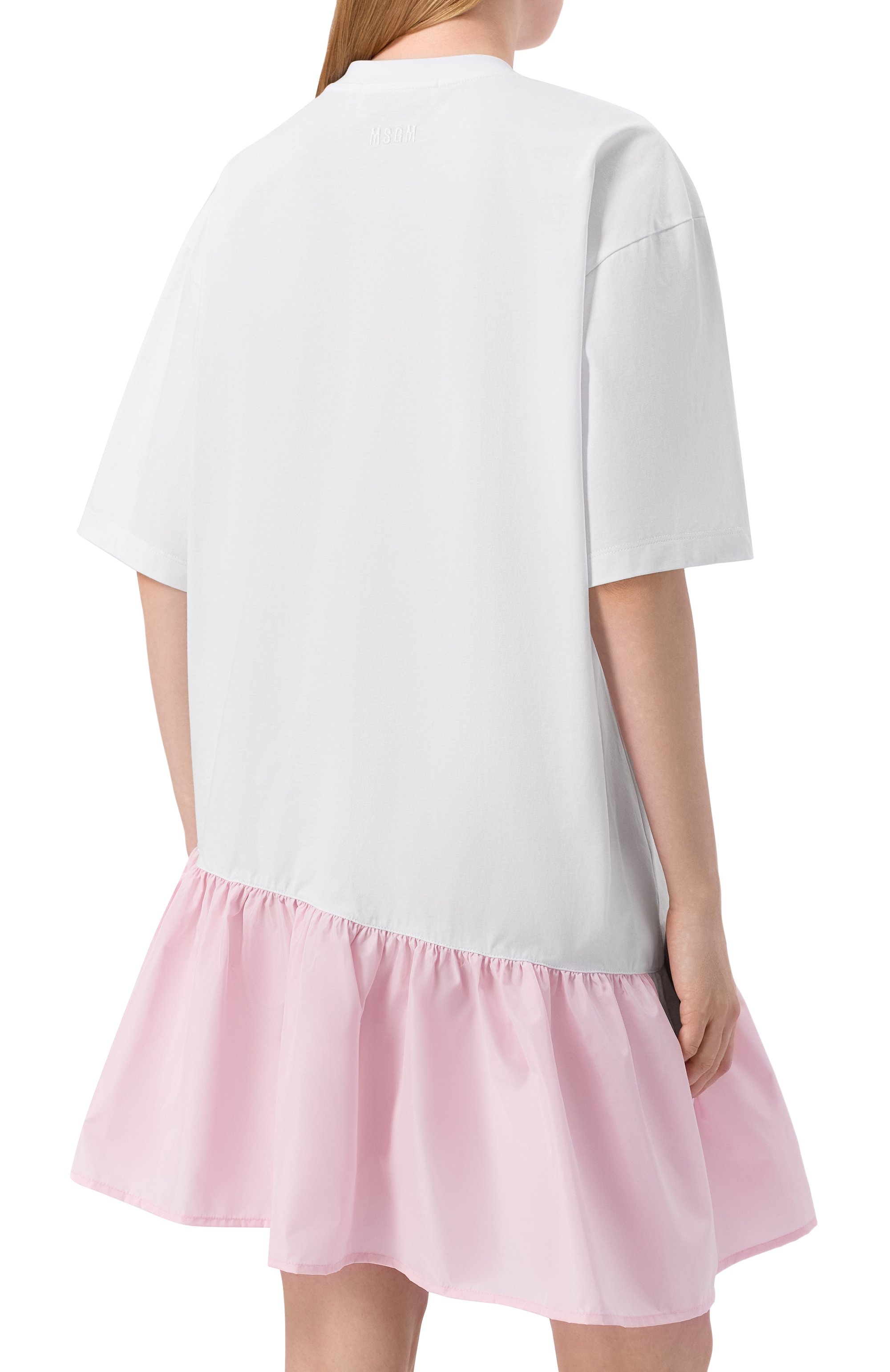 Хлопковое платье MSGM, арт. 4041MDA81D/267002, фото 4