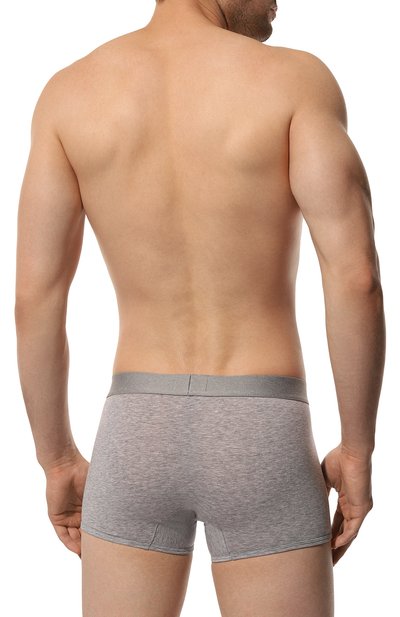 Хлопковые боксеры ZEGNA серого цвета по цене 8855 руб., арт. N2LC6/009, фото 3 Хлопковые боксеры ZEGNA, арт. N2LC6/009, фото 3