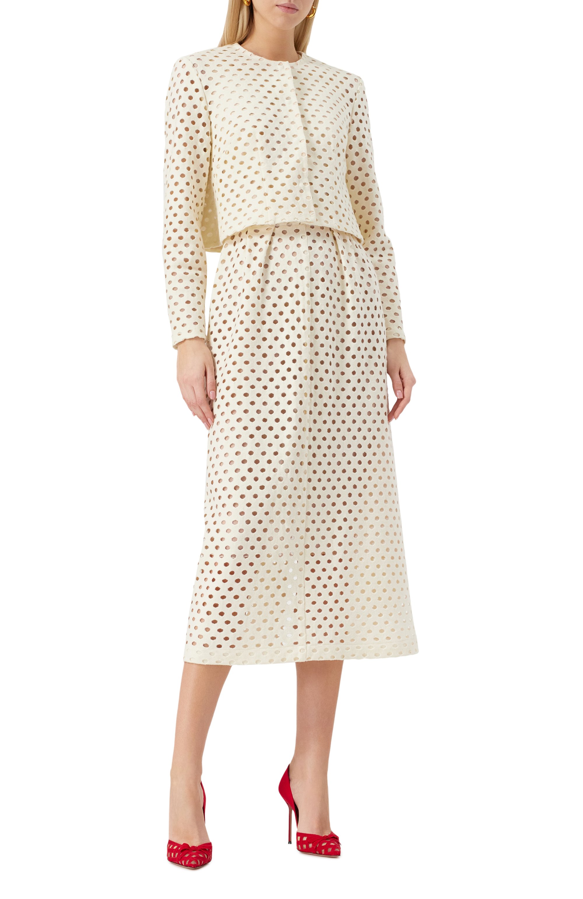 Текстильные туфли romance 105 AQUAZZURA, арт. RMNHIGP0-GFM-000, фото 2