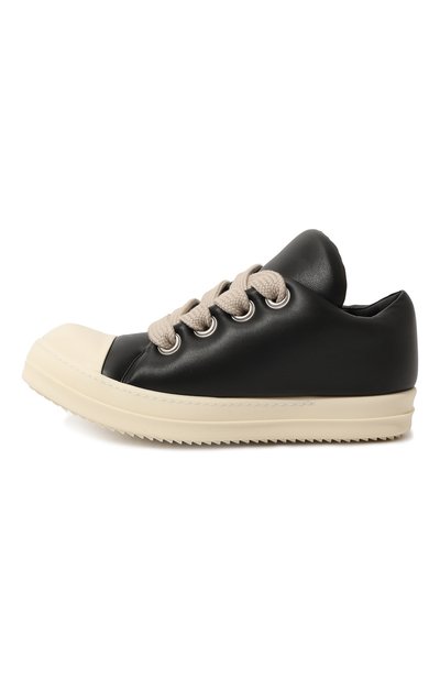 Кожаные кеды luxor jumbo padded low RICK OWENS, арт. RU02C7893/LLPW2, фото 4