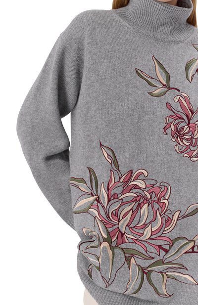 Свитер из шерсти и кашемира OLOLOL, арт. OLKN006W/901.DAHLIA.EMB/BASE, фото 5