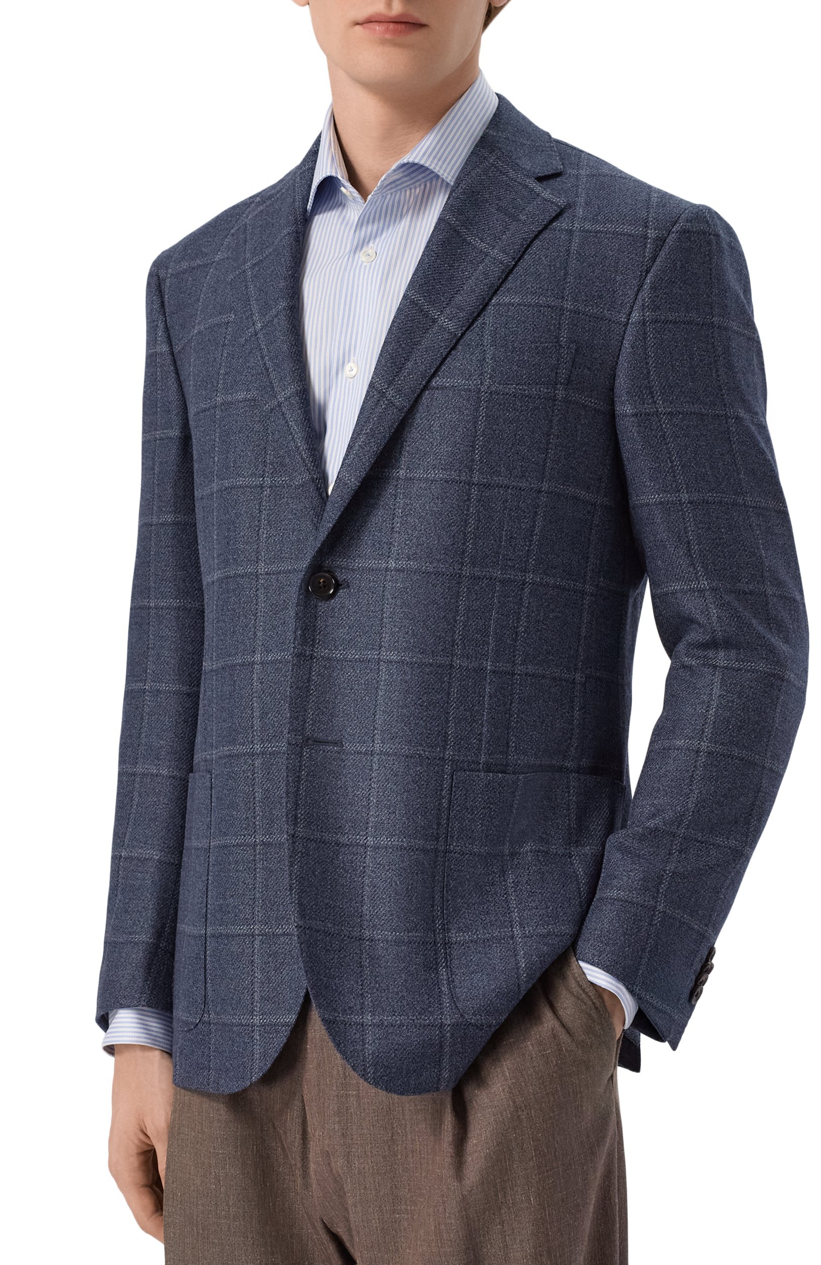 Шерстяной пиджак CORNELIANI, арт. 28X240/2A16228, фото 3