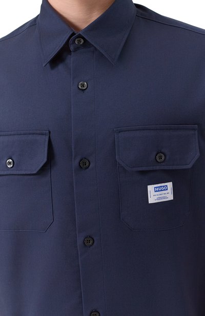 Хлопковая рубашка HUGO BLUE, арт. 50517871, фото 5