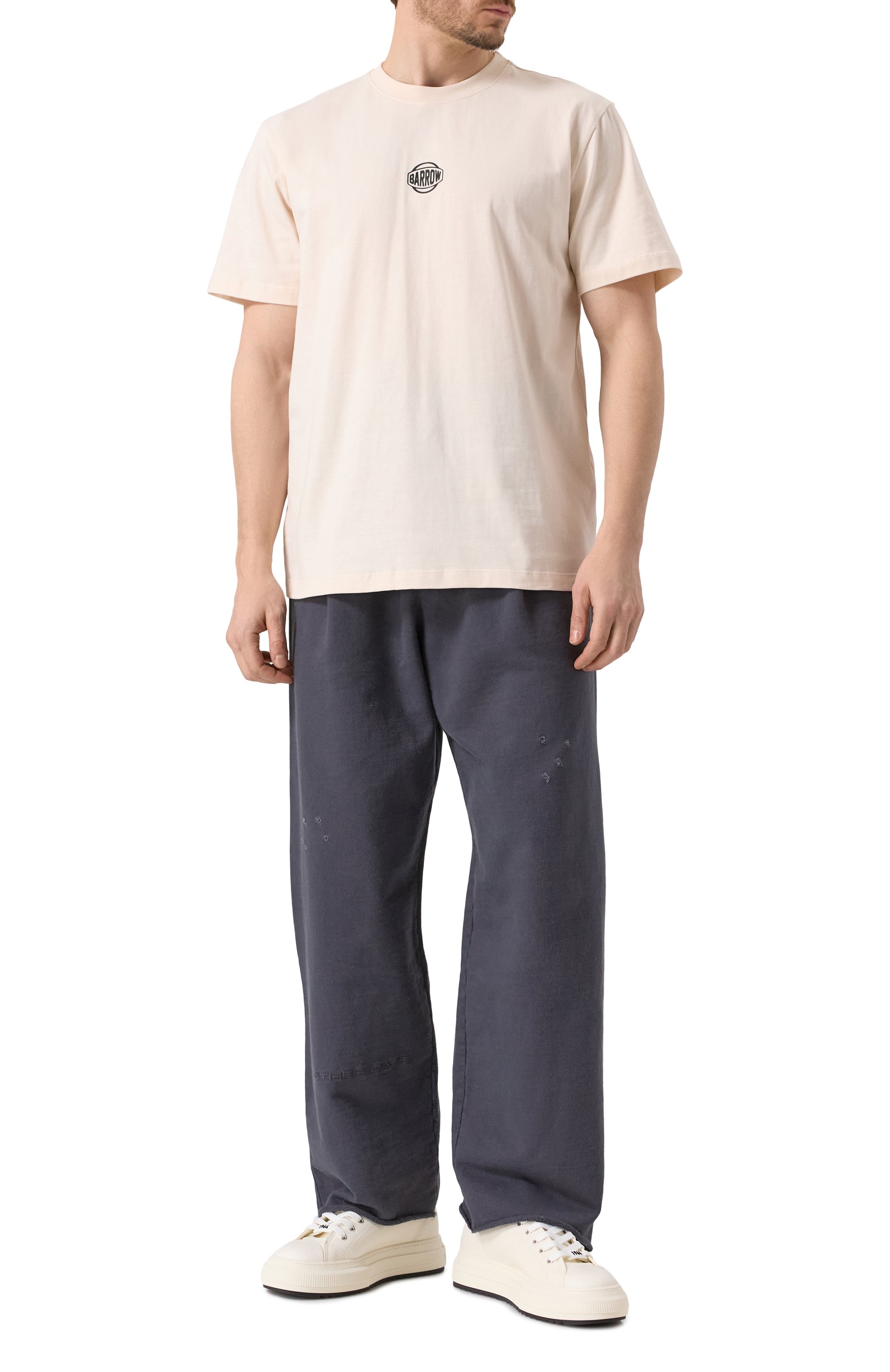 Хлопковая футболка BARROW, арт. S5BWMATH157, фото 2