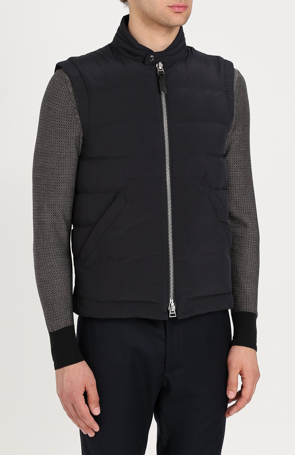 Пуховый стеганый жилет на молнии TOM FORD, арт. BN097/TF0383, фото 3