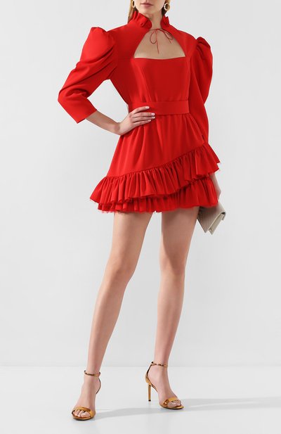 Мини-платье ULYANA SERGEENKO красного цвета по цене 210000 руб., арт. ABC003FW19P (1123т19), фото 2 Мини-платье ULYANA SERGEENKO, арт. ABC003FW19P (1123т19), фото 2