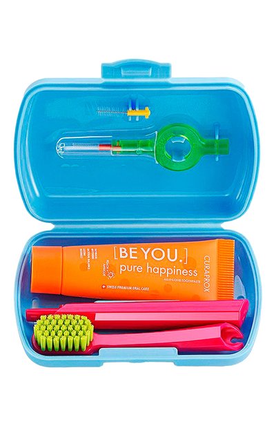 Женское дорожный набор be you в синем боксе CURAPROX, арт. 7612412429879