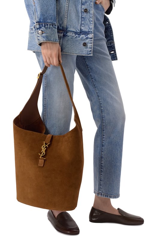 Сумка-тоут Le 5 à 7 Saint Laurent 793088/008IW Коричневый  793088/008IW Фото 2