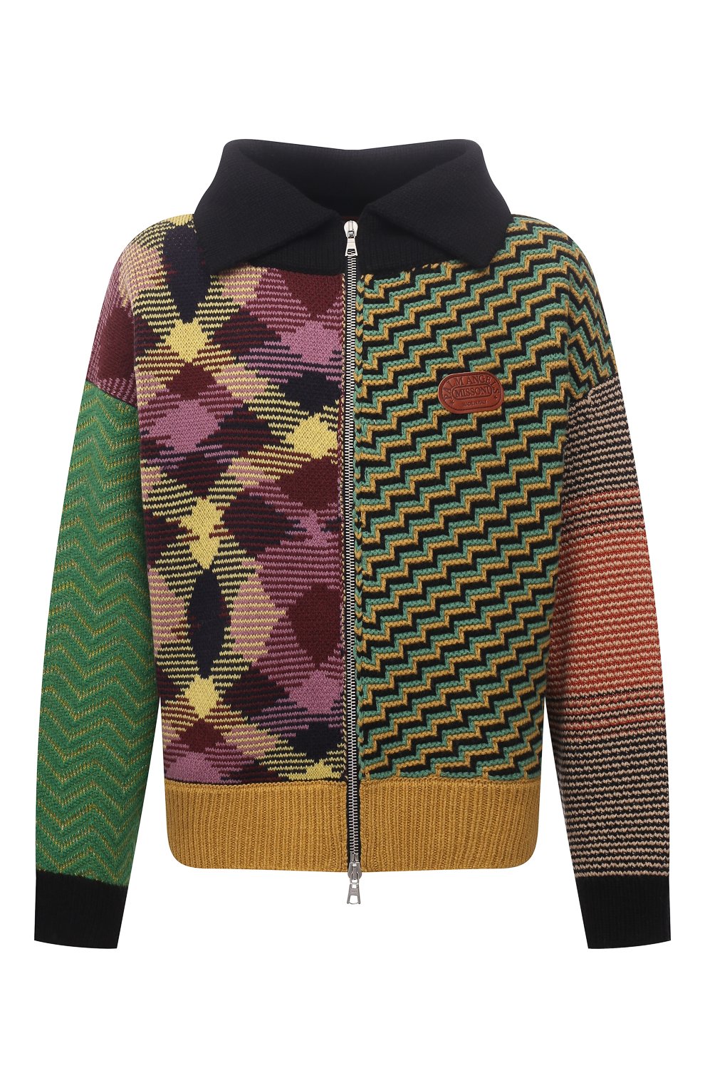 Шерстяной кардиган palm angels x missoni PALM ANGELS, арт. PMHB009F21KNI0018460, фото 1