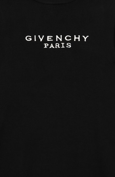 Платье из хлопка и кашемира GIVENCHY, арт. H31332, фото 3