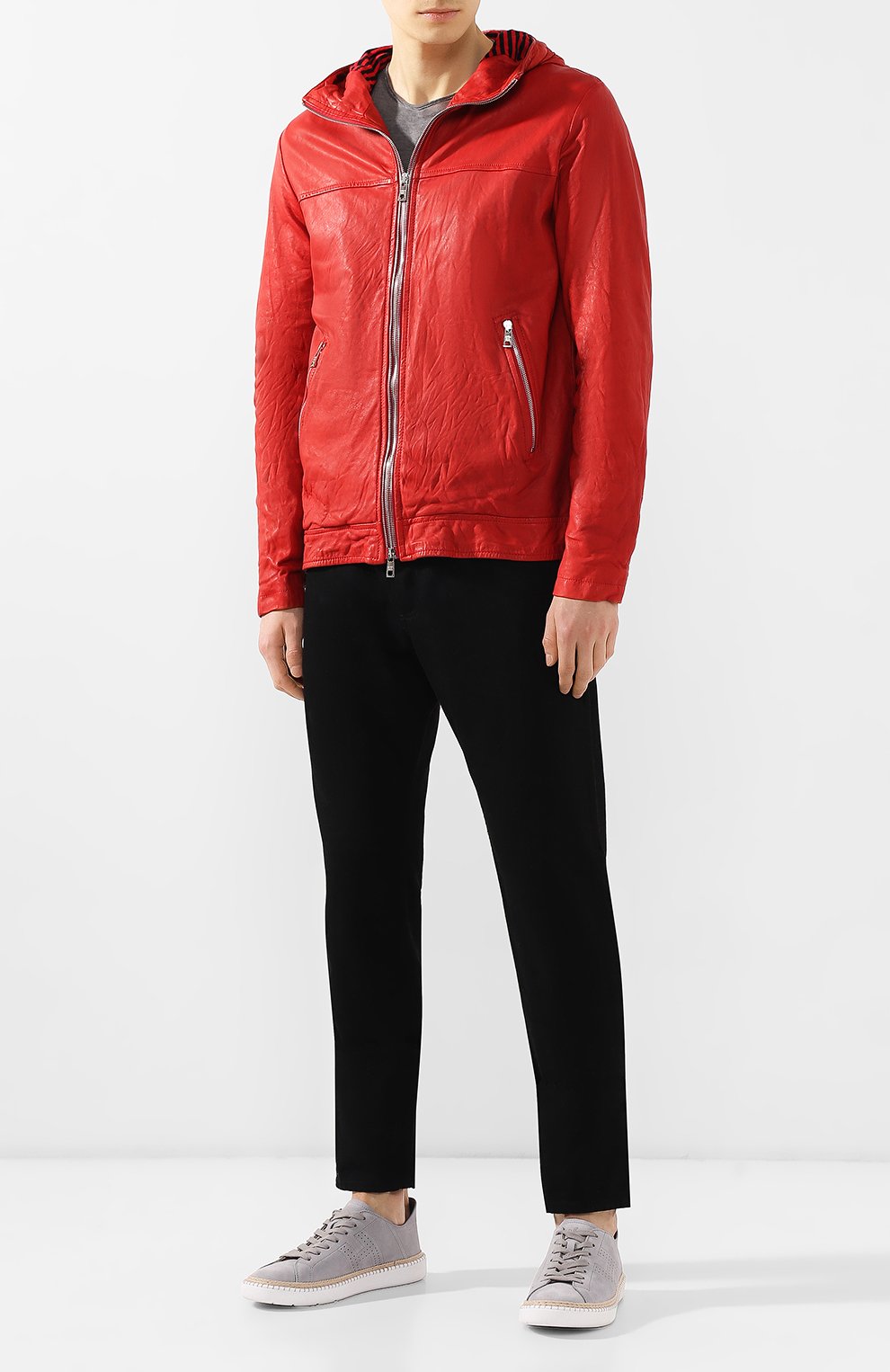 Кожаная куртка GIORGIO BRATO, арт. GU19S9097V, фото 2