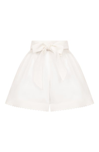 Женские шорты изо льна и шелка ZIMMERMANN, арт. 4074AS252