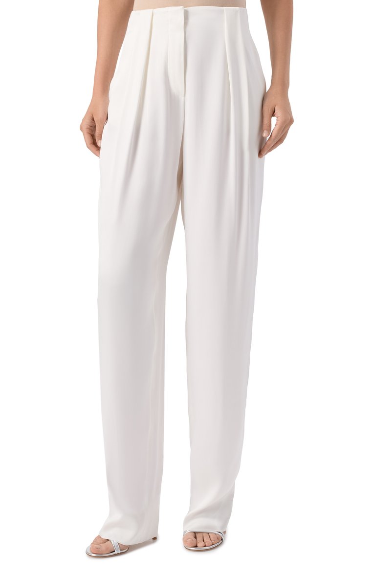 Шелковые брюки GIORGIO ARMANI, арт. GW001564/TE10101, фото 1