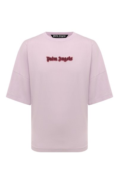Мужская хлопковая футболка PALM ANGELS, арт. PMAA002F24JER004