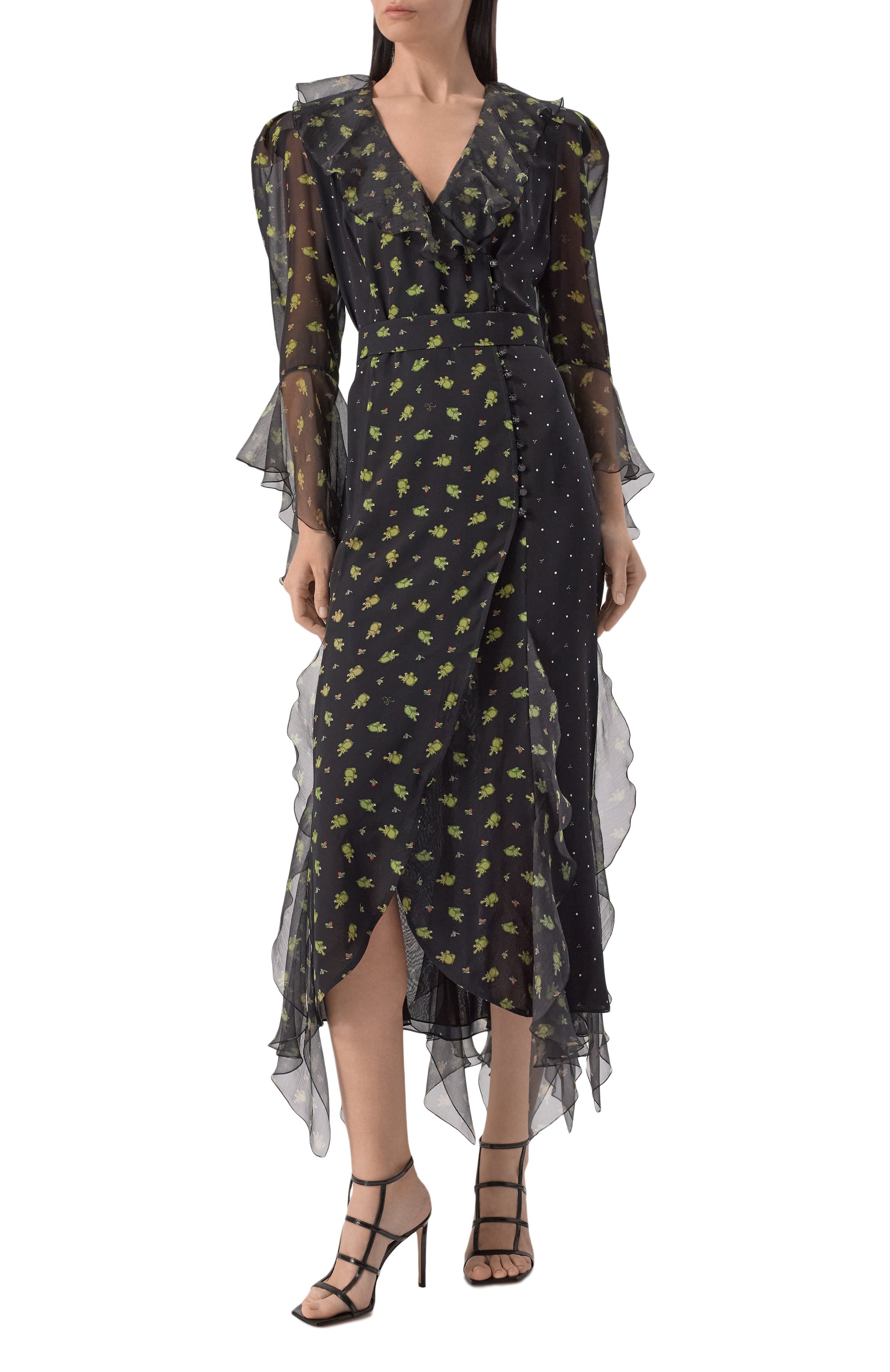 Шелковое платье ULYANA SERGEENKO, арт. ABM007FW24P2289Т24, фото 3