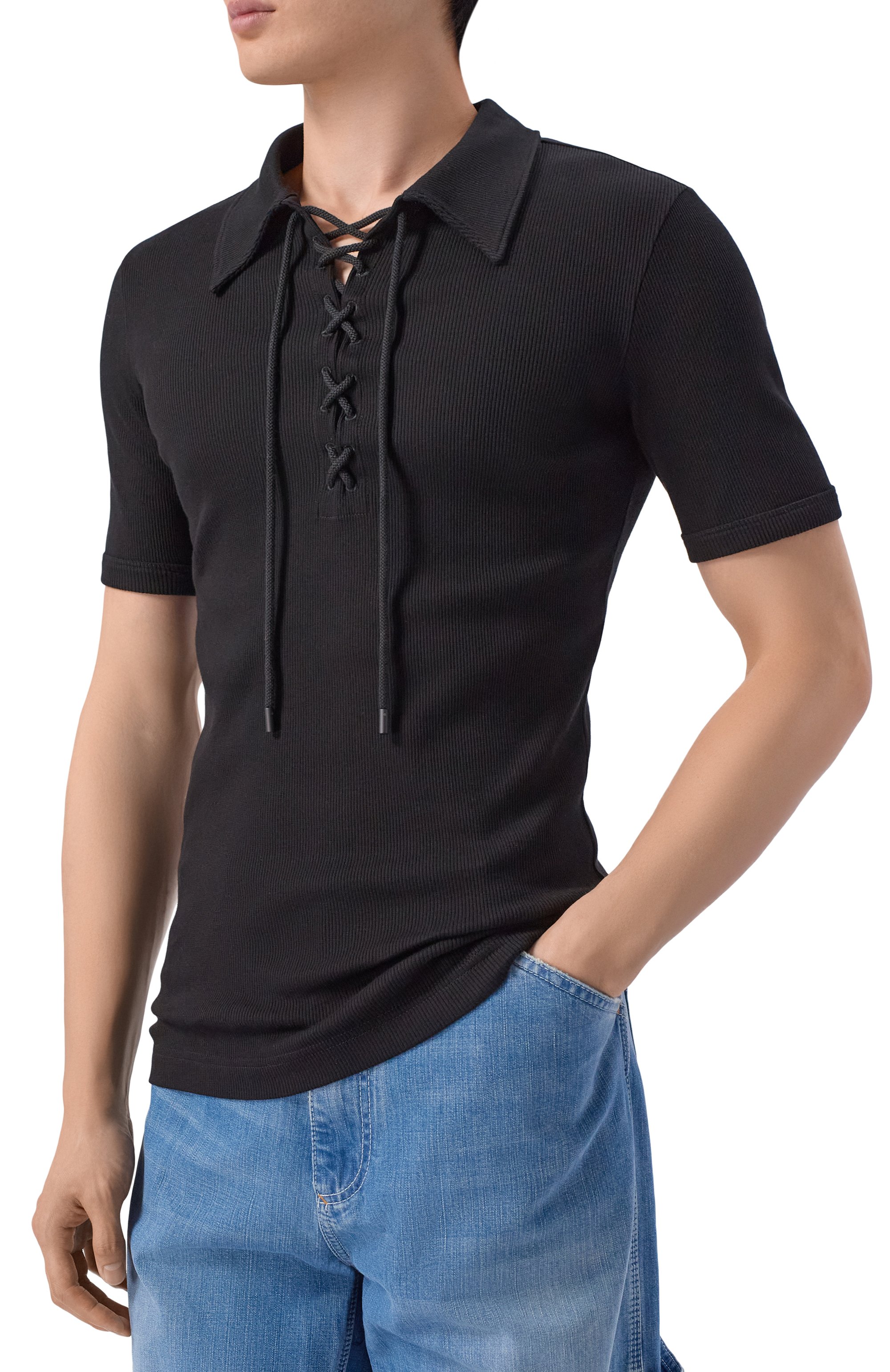 Хлопковое поло DOLCE & GABBANA, арт. G8SR0T/FUGFJ, фото 3