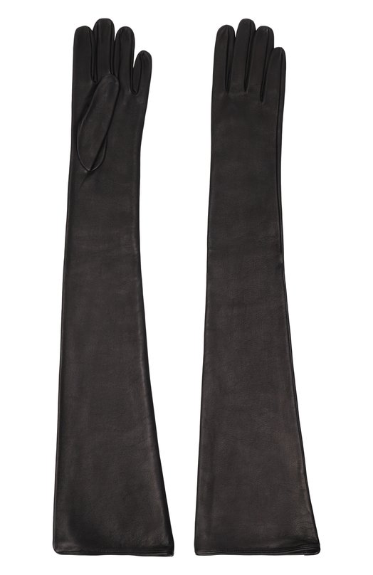 Кожаные перчатки Petar Petrov F25GL2 Чёрный  F25GL2 Фото 2