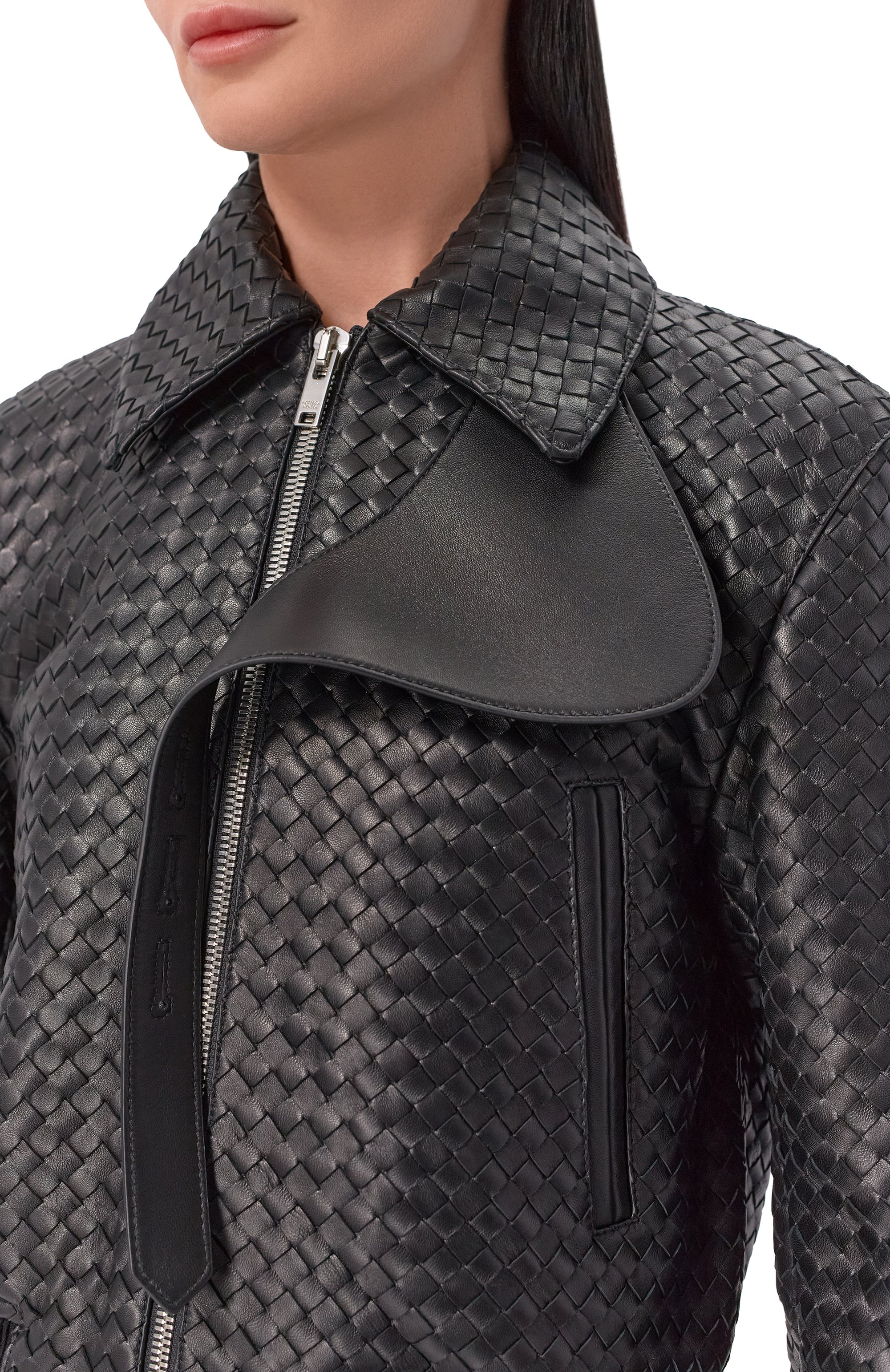 Кожаный бомбер BOTTEGA VENETA, арт. 863945/V6AR0, фото 5