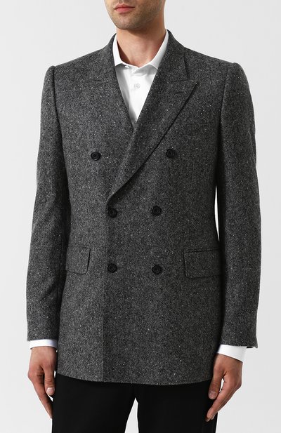 Двубортный кашемировый пиджак ALEXANDER MCQUEEN, арт. 516050/QLV08, фото 3