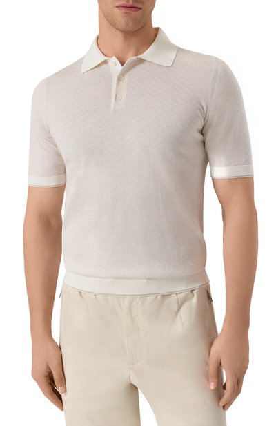 Поло из шелка и хлопка ZILLI, арт. KBP002M0164VFAF00, фото 3