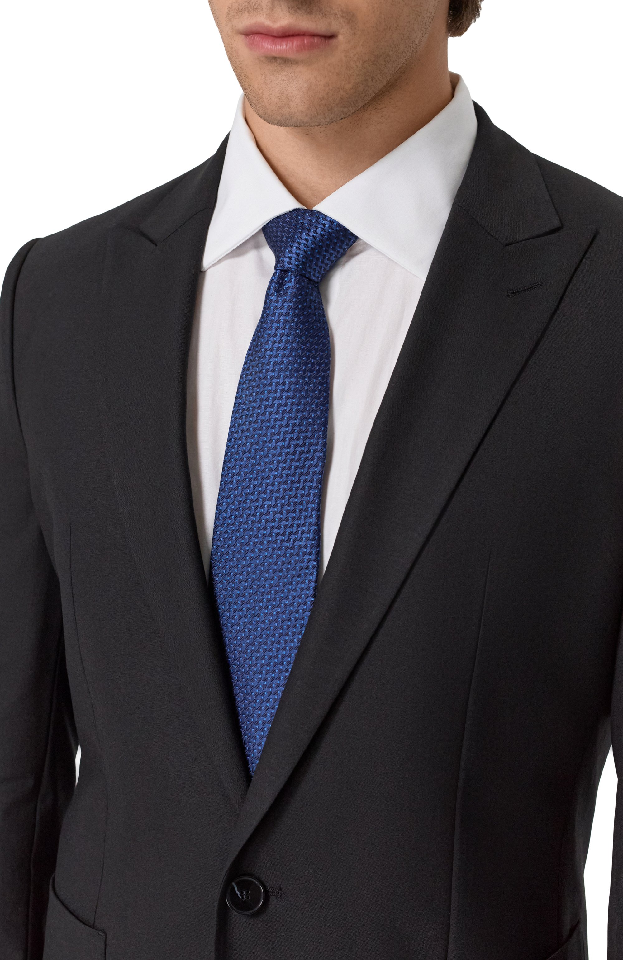 Шелковый галстук CANALI, арт. 18/HJ04375, фото 2