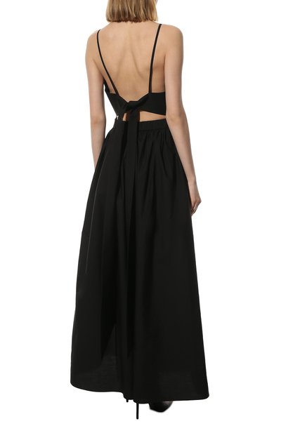 Хлопковое платье BRUNELLO CUCINELLI черного цвета по цене 384500 руб., арт. M0F79A4913, фото 4 Хлопковое платье BRUNELLO CUCINELLI, арт. M0F79A4913, фото 4