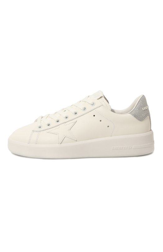 Кожаные кеды Purestar Golden Goose Deluxe Brand GWF00197.F000538 Белый  GWF00197.F000538 Фото 4