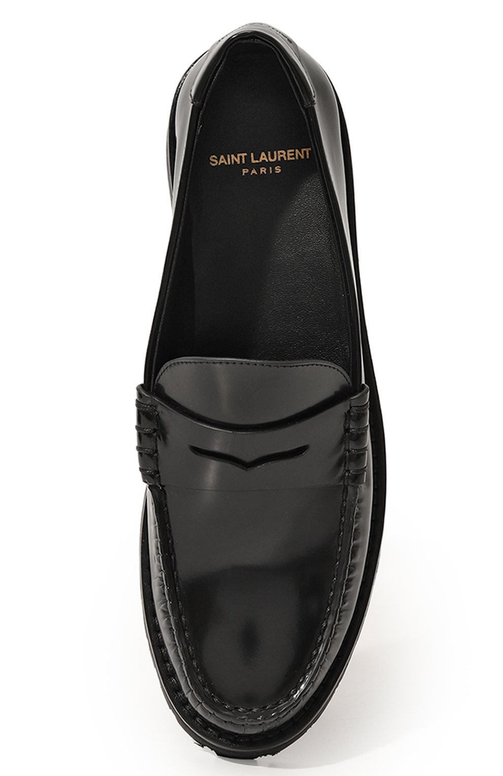 Кожаные пенни-лоферы SAINT LAURENT, арт. 716556, фото 6