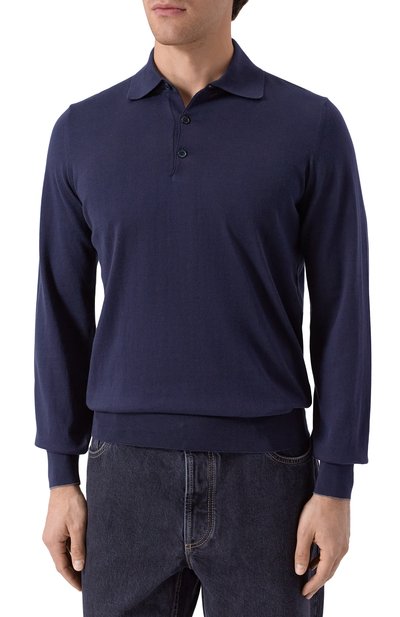 Хлопковое поло BRUNELLO CUCINELLI, арт. M29800135, фото 3