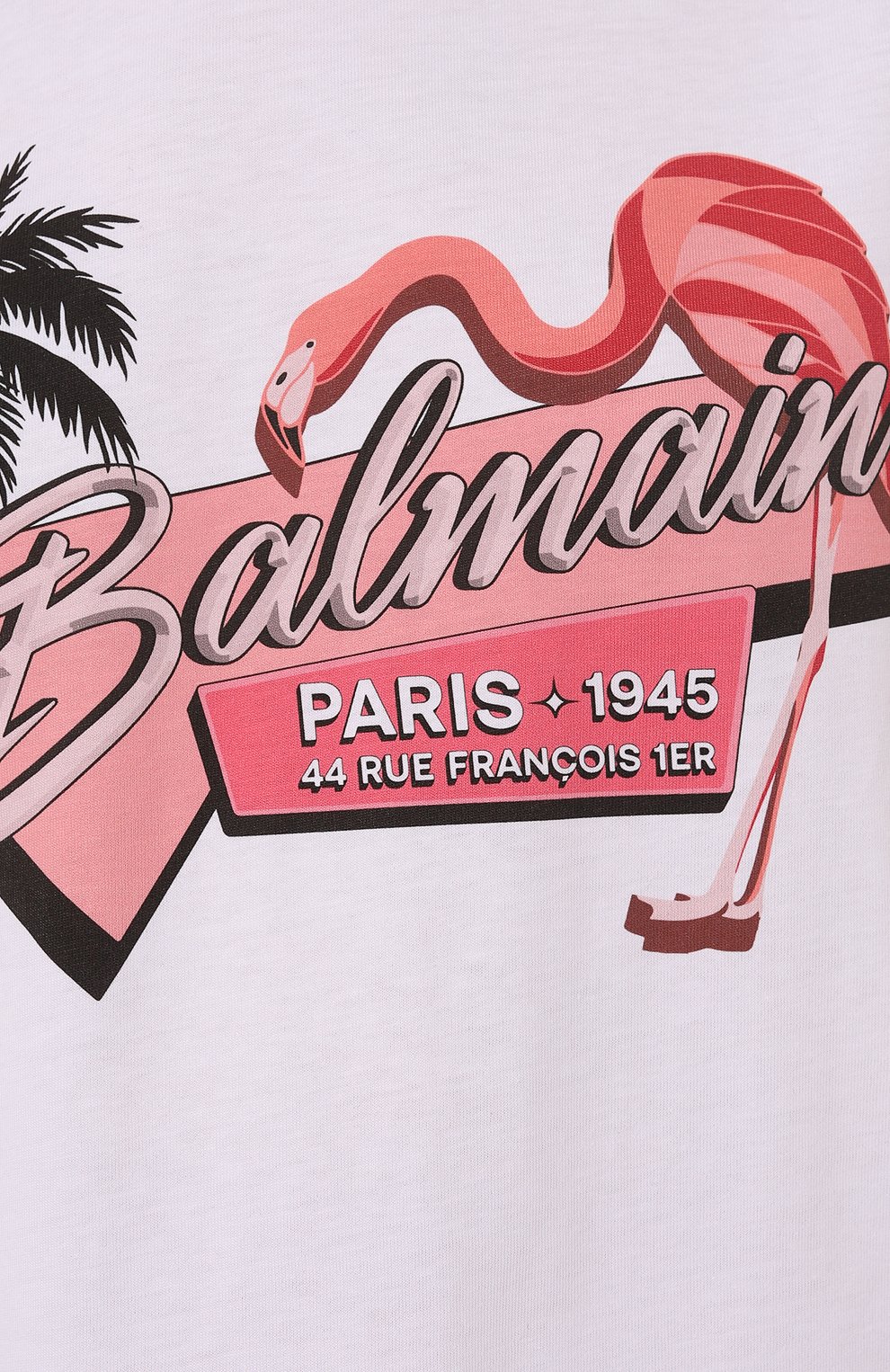 Хлопковая футболка BALMAIN, арт. DF1EF010/GD83, фото 5