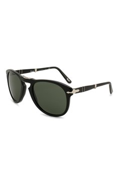 Женские солнцезащитные очки PERSOL черного цвета, арт. 0714-95/31 | Фото 1 (Кросс-КТ: С/з-унисекс; Региональные ограничения белый список (Axapta Mercury): RU; Тип очков: С/з; Очки форма: Авиаторы; Оптика Гендер: оптика-унисекс)