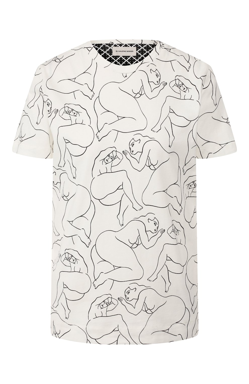 Хлопковая футболка BY MALENE BIRGER, арт. Q66653001/TSH5013S91, фото 1