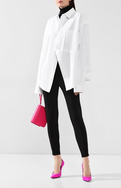 Хлопковая рубашка BALENCIAGA, арт. 583895/TYB18, фото 2