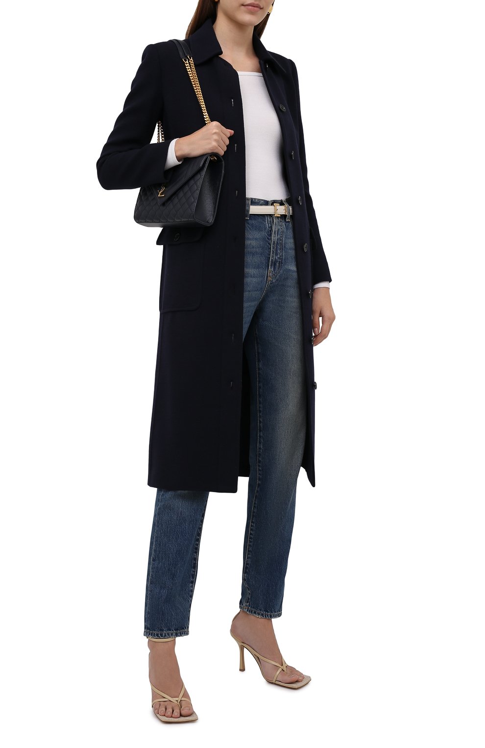 Шерстяное пальто SAINT LAURENT, арт. 658324/Y288V, фото 2