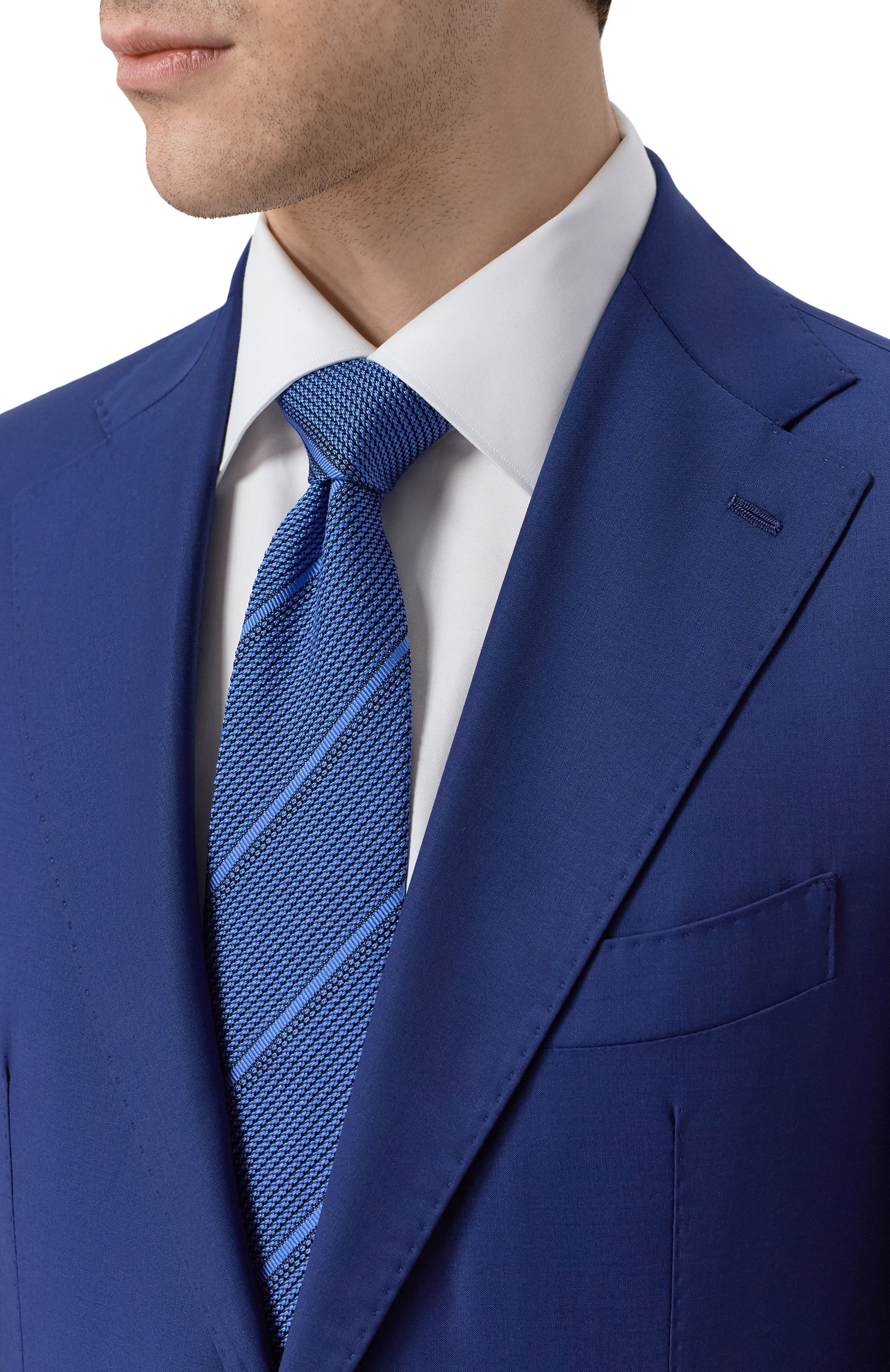 Шелковый галстук ZILLI, арт. CRAV02M0600VRTE00, фото 2