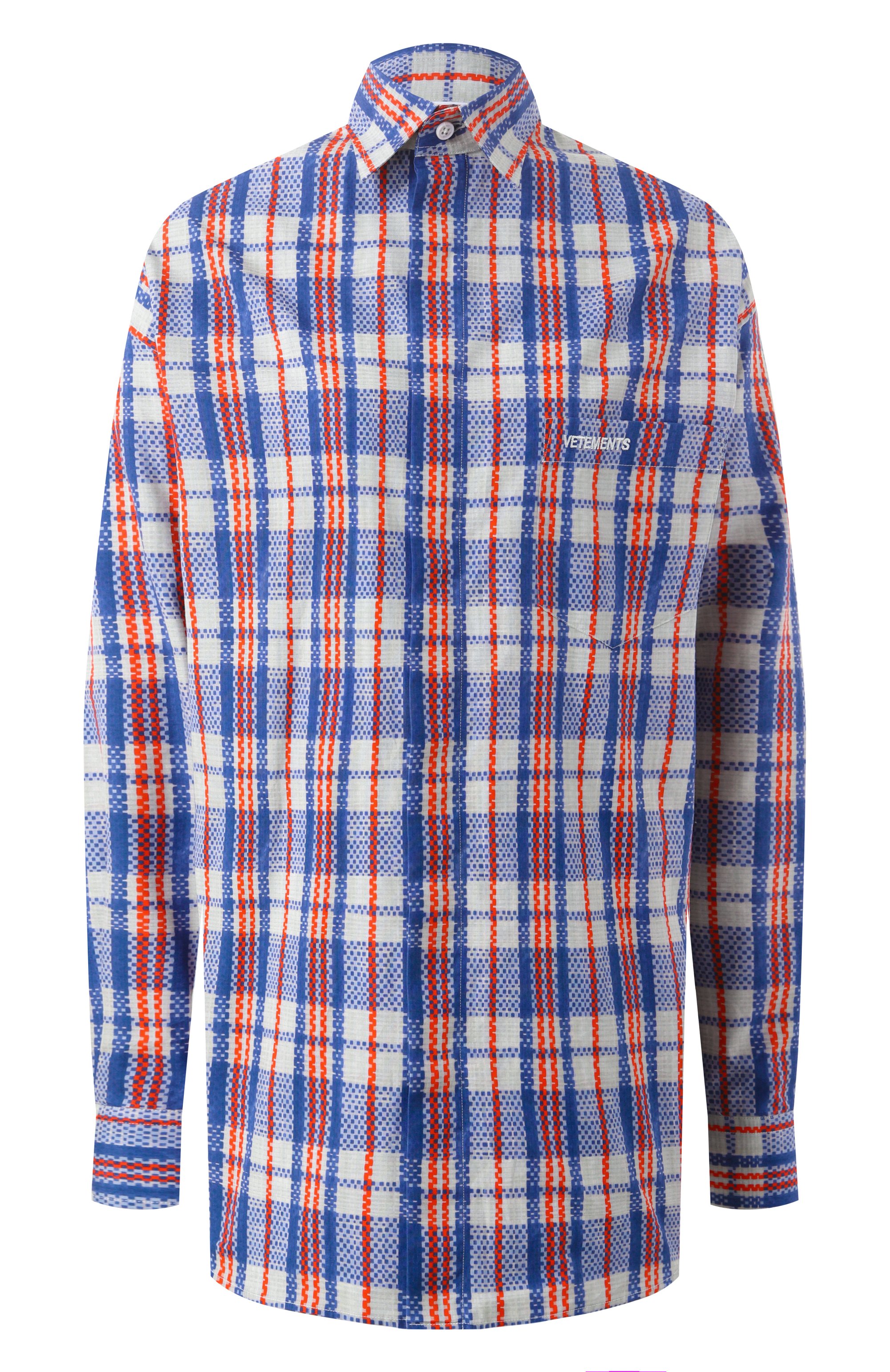 Хлопковая рубашка VETEMENTS, арт. UE54SH380N, фото 1