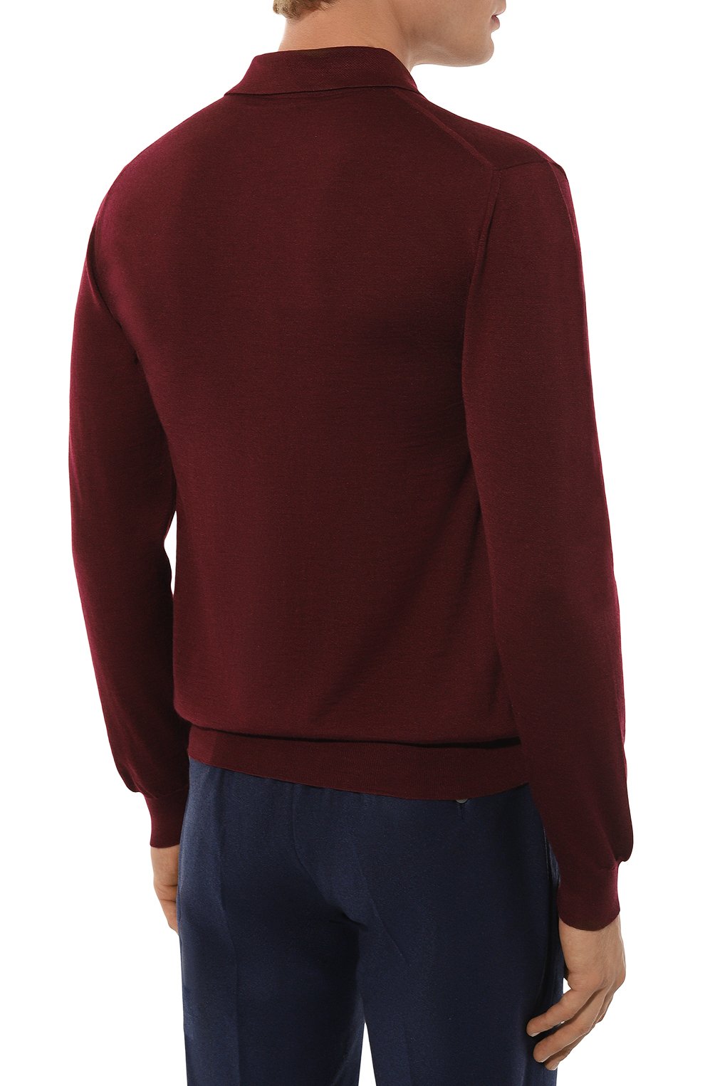 Поло из кашемира и шелка KITON, арт. UMKX05ZK238, фото 4
