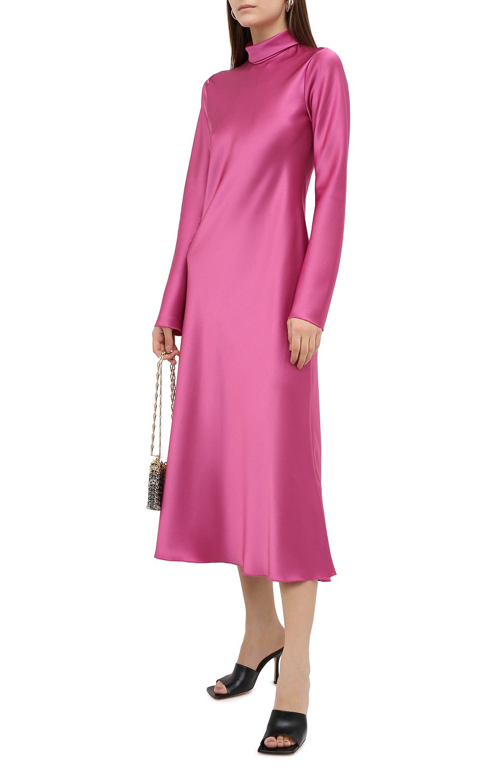 Платье NANUSHKA, арт. ASHLEE_PINK_SLIP SATIN, фото 2