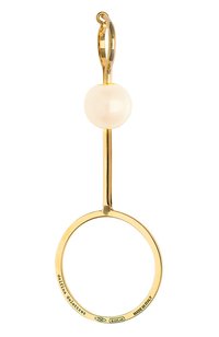 Серьга DELFINA DELETTREZ бесцветного цвета по цене 149500 руб., арт. TWI5012.A, фото 1 Серьга DELFINA DELETTREZ, арт. TWI5012.A, фото 1