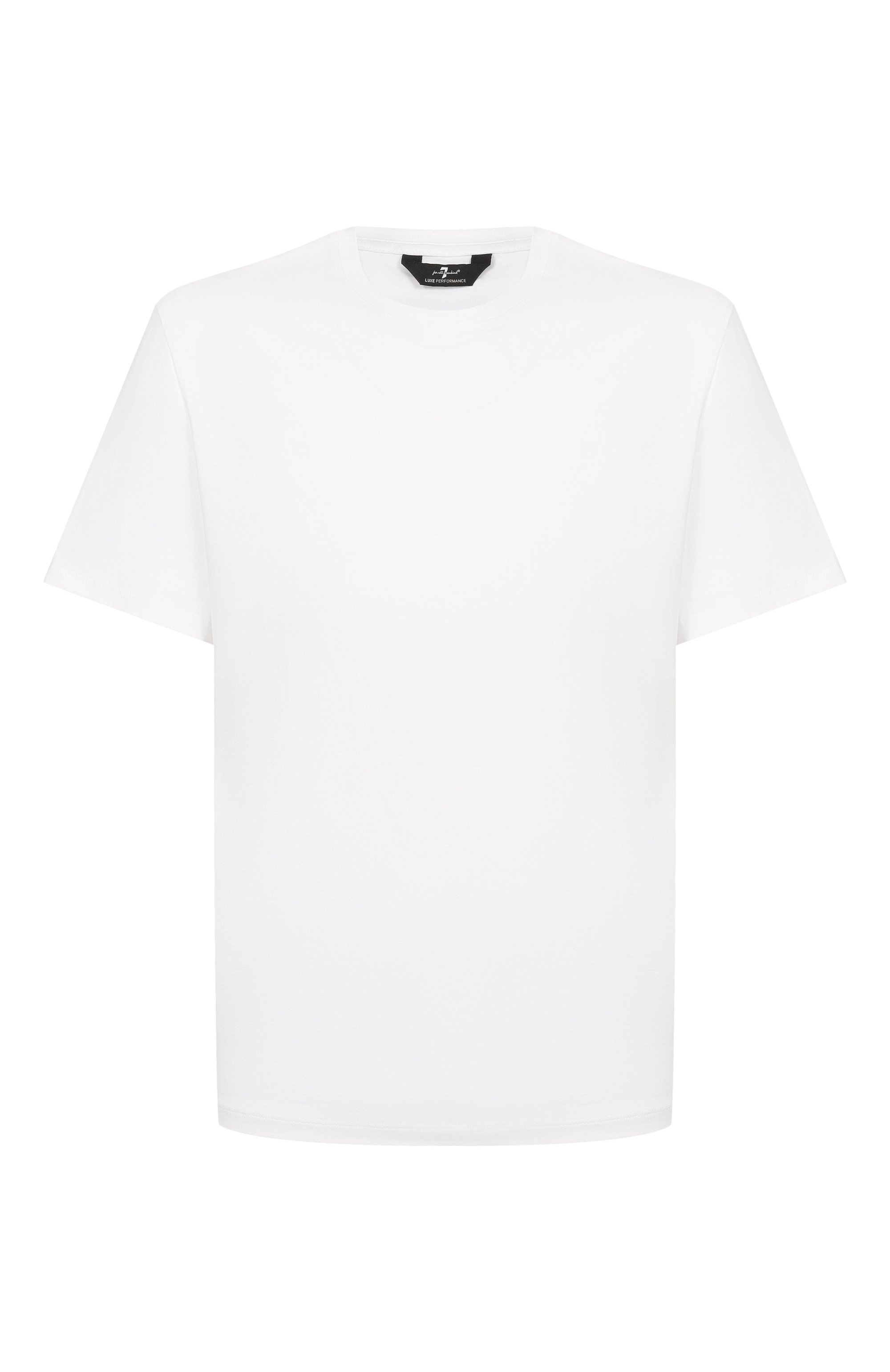 Хлопковая футболка 7 FOR ALL MANKIND, арт. 7MR01237-WHT, фото 1