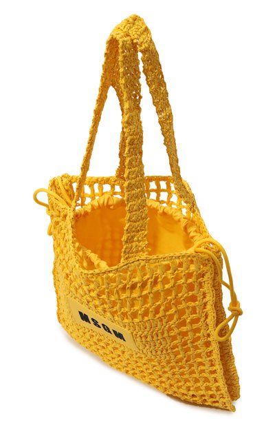 Сумка MSGM KIDS желтого цвета по цене 13100 руб., арт. S4MSJGBA059, фото 3 Сумка MSGM KIDS, арт. S4MSJGBA059, фото 3