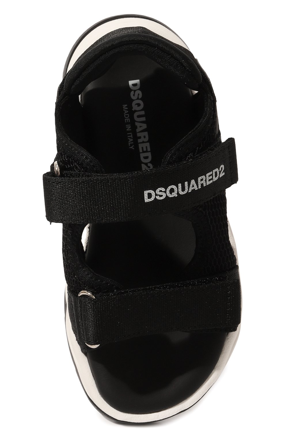 Сандалии DSQUARED2 черного цвета по цене 26400 руб., арт. 73659/20-27, фото 4 Сандалии DSQUARED2, арт. 73659/20-27, фото 4