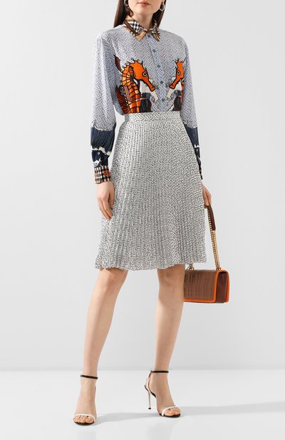 Шелковая рубашка BURBERRY, арт. 8024587, фото 2