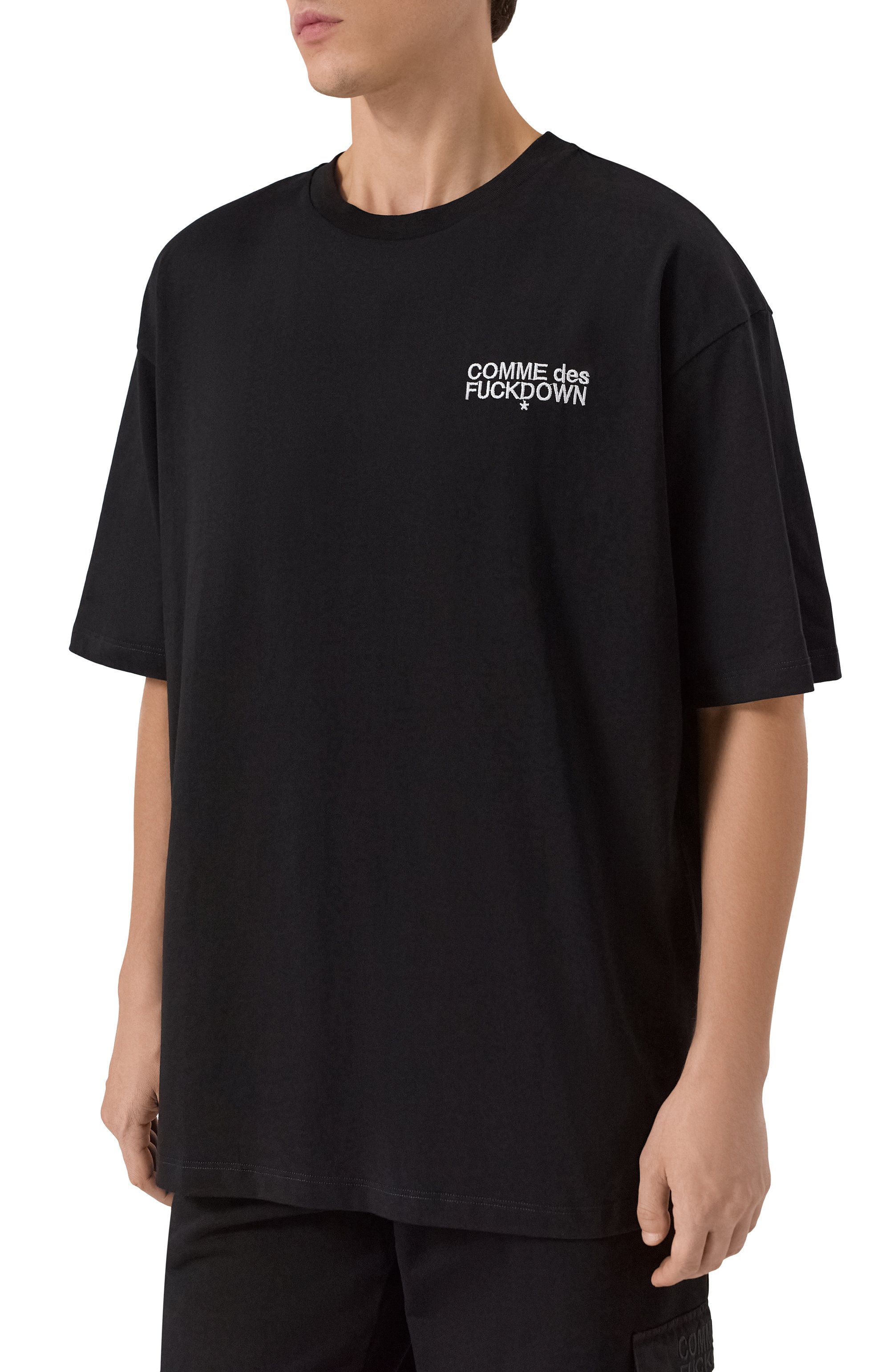 Хлопковая футболка COMME DES FUCKDOWN, арт. CFABM01727, фото 3