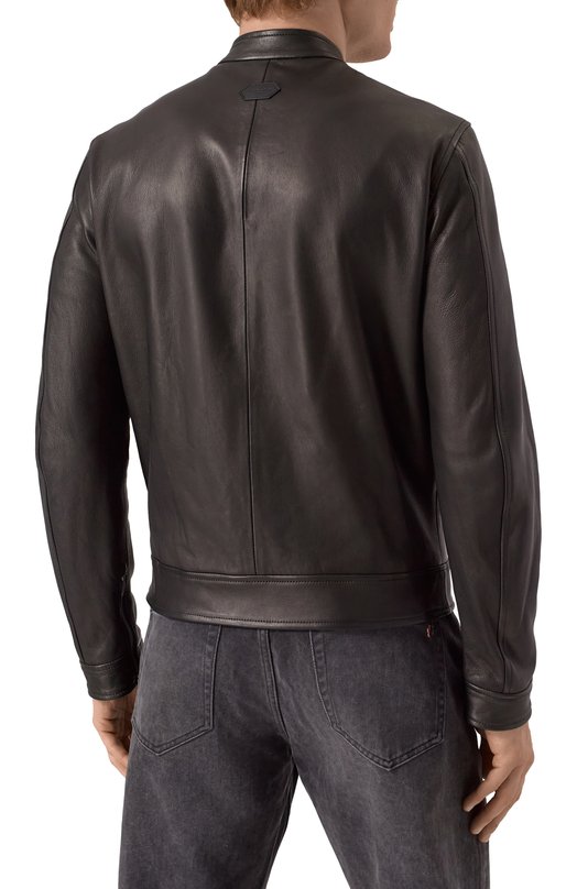 Кожаная куртка Jacob Cohen 25E P/JUM_H0072 00G D1357 RW Чёрный  25E P/JUM_H0072 00G D1357 RW Фото 4