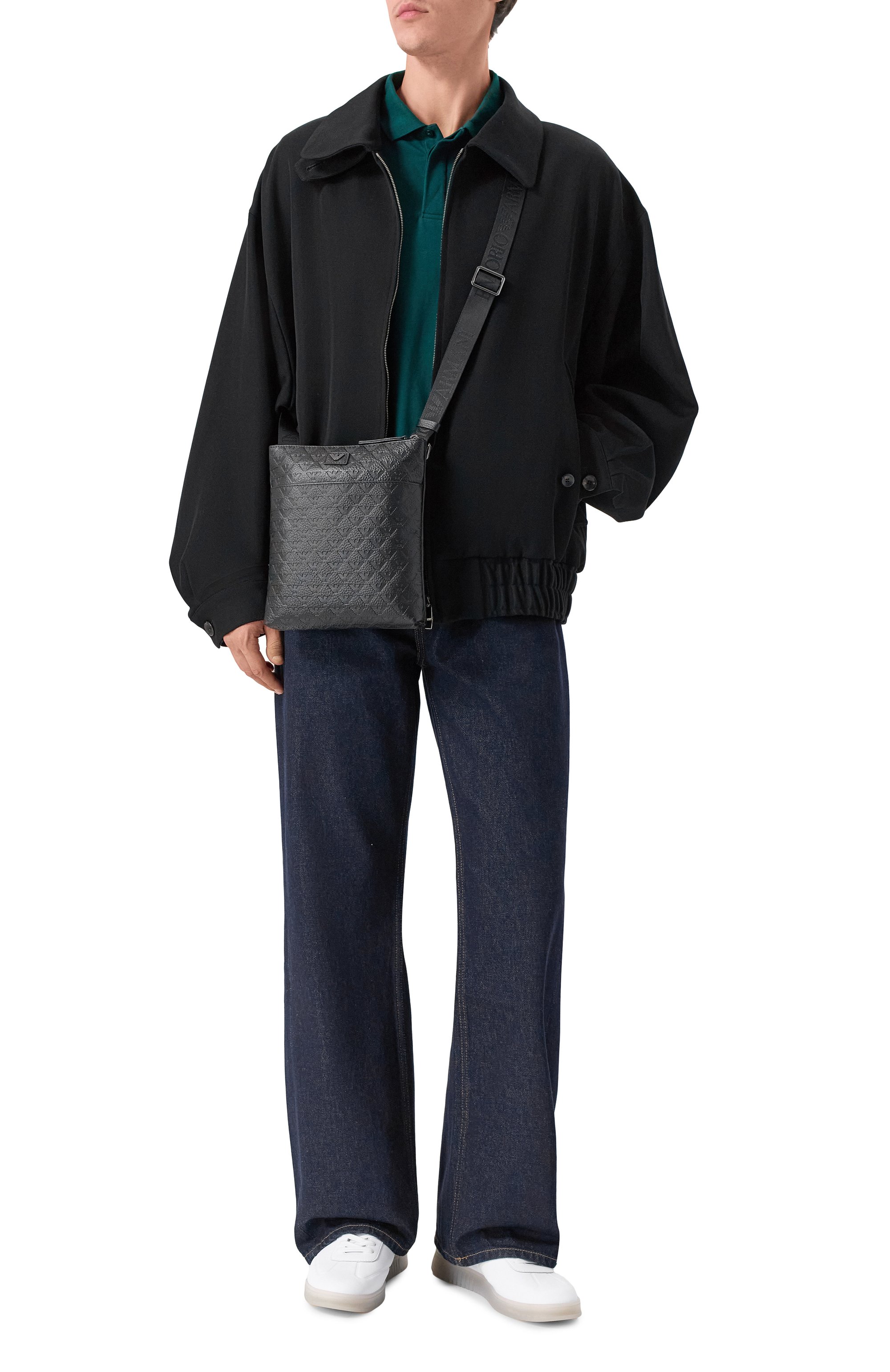 Сумка EMPORIO ARMANI черного цвета по цене 36200 руб., арт. EM001688/AF14774, фото 7 Сумка EMPORIO ARMANI, арт. EM001688/AF14774, фото 7